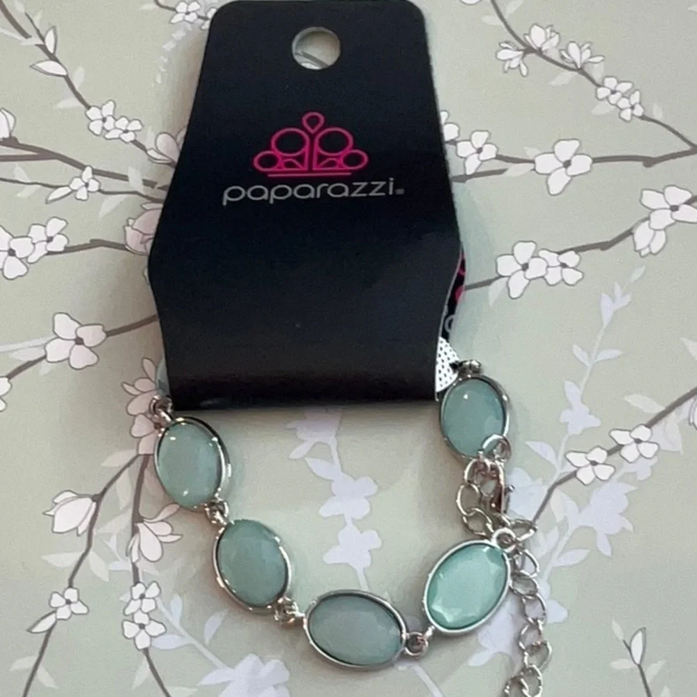 ❄️ Paparazzi | Blue and Silver Bohemian Bracelet Smooth Move